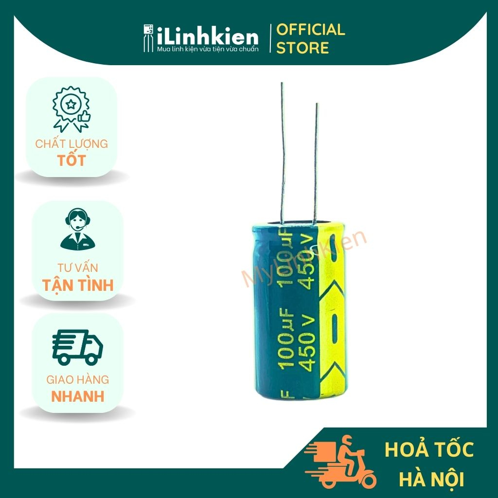 Tụ hoá 450V 100uF-150uF hính hãng Jcon chất lượng cao