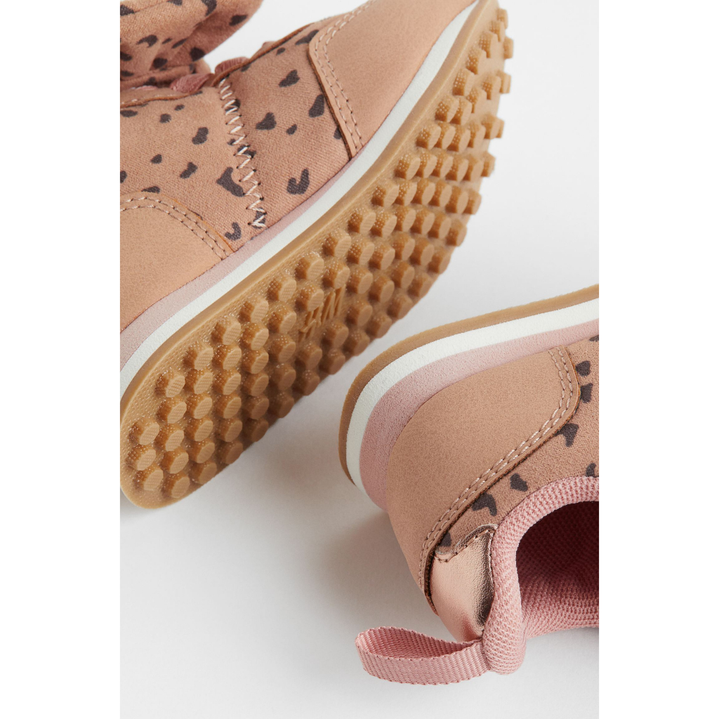 Giày nâu da báo bé gái H&M size 20/21