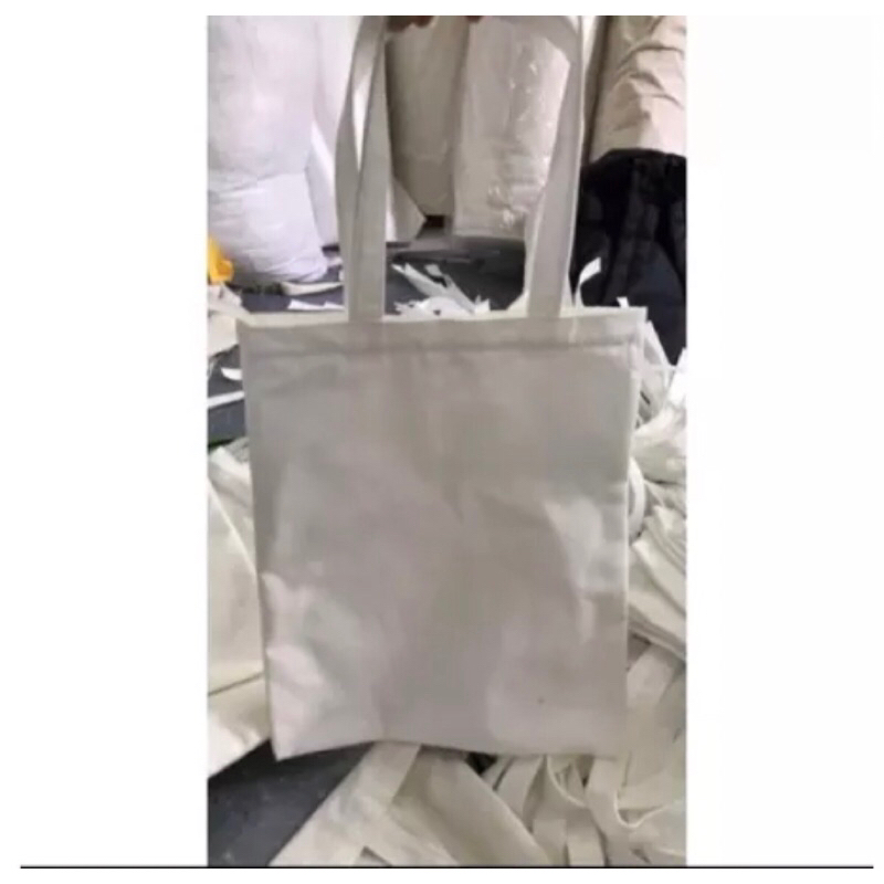 Túi totte vải canvas trơn trắng