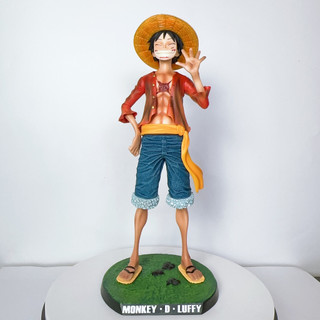 Mô hình Luffy,mô hình Onepiece luffy cười tỉ lệ 1:4 dáng đứng cao 43cm Ongchumohinh-MH445