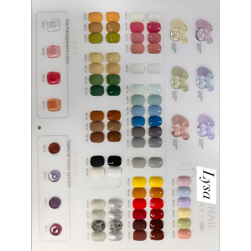 set sơn gel 48 màu nude- set sơn gel lysa đậm đặc