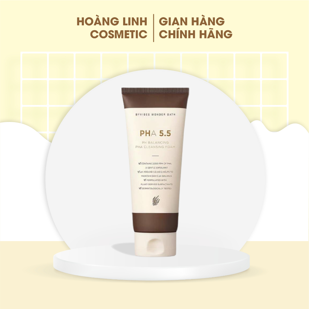 Sữa rửa mặt PHA 5.5 pH làm sạch da, dưỡng ẩm 150ml - Hoàng Linh Cosmetic