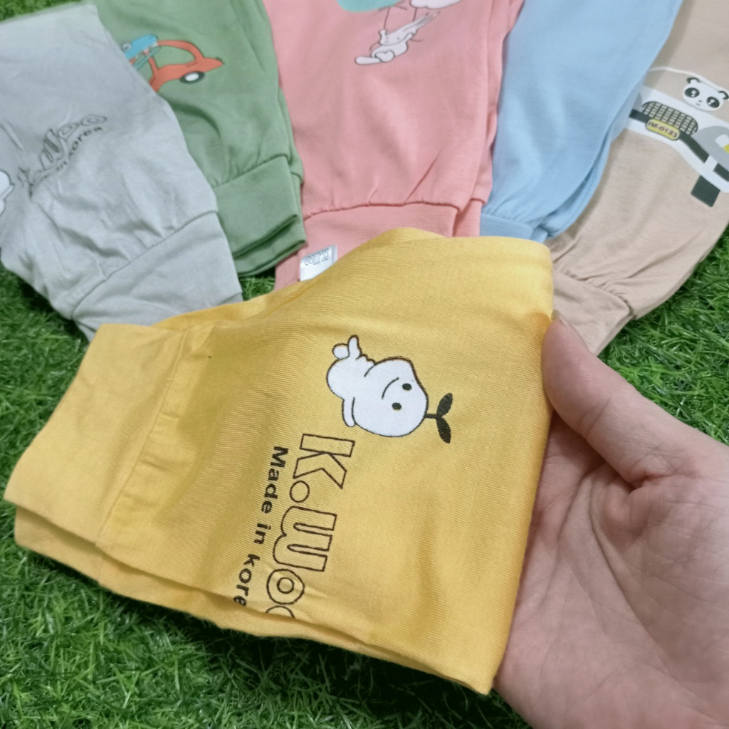 Quần Dài Thun Lạnh In Hình / Quần Dài Trơn Không Họa Tiết Cho Bé Trai Bé Gái