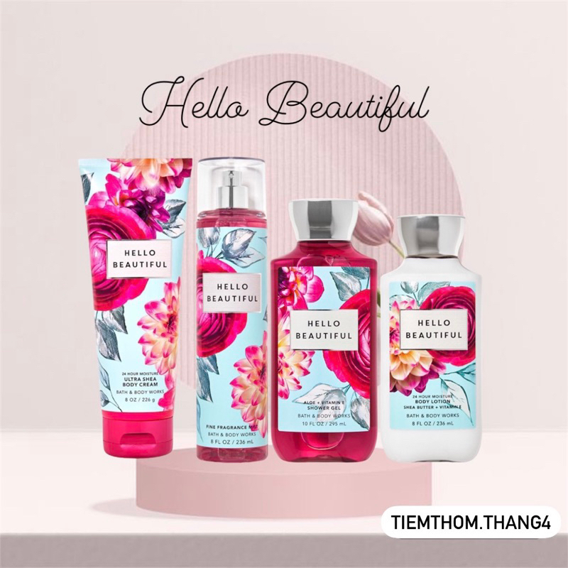 •𝐇𝐞𝐥𝐥𝐨 𝐁𝐞𝐚𝐮𝐭𝐢𝐟𝐮𝐥• Bath & Body Works - Sản phẩm dưỡng và xịt thơm toàn thân dành cho nữ
