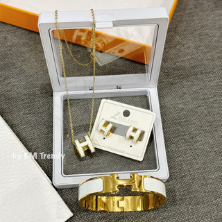 Set vòng cổ bông tai titan ,phụ kiện thời trang nữ cao cấp