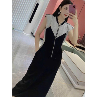 ĐẦM DÁNG DÀI KHOÁ KÉO TRƯỚC 2 ĐẦU