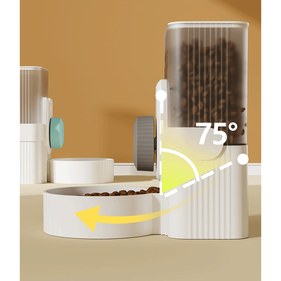 Bình Nước Uống, Bình Thức Ăn Gắn Chuồng Chó Mèo Hàng Cao Cấp KÍch Thước 21x12x20cm