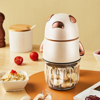 Máy xay ăn dặm cho bé, máy xay đa năng, máy xay thịt, rau củ quả dao inox 304 6 lưỡi, cối thủy tinh Bảo Hành 12 tháng