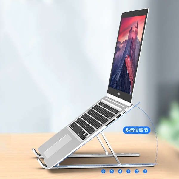 Giá đỡ Laptop,Máy Tính Macbook hợp kim nhôm hỗ trợ tản nhiệt điều chỉnh độ cao , chống mỏi cổ, dễ gấp gọn - PICETECHHN