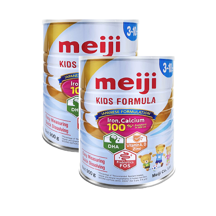 Combo 2 Sữa dạng bột Meiji Kids Formula - Nhập khẩu chính hãng (900g)