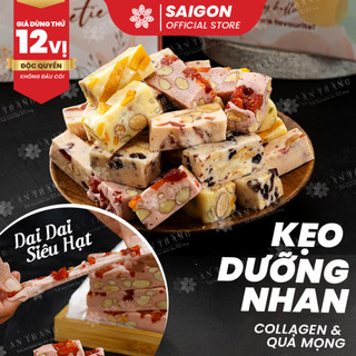 Kẹo nougat - kẹo mềm siêu hạt- combo dưỡng nhan