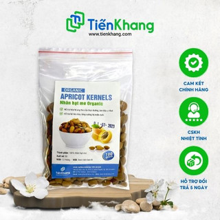 Nhân hạt mơ hữu cơ - organic apricot kernels - bịch