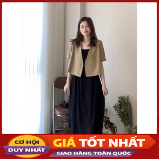 Áo blazer cộc tay dáng ngắn tôn dáng phong cách hàn quốc m3106 - violet