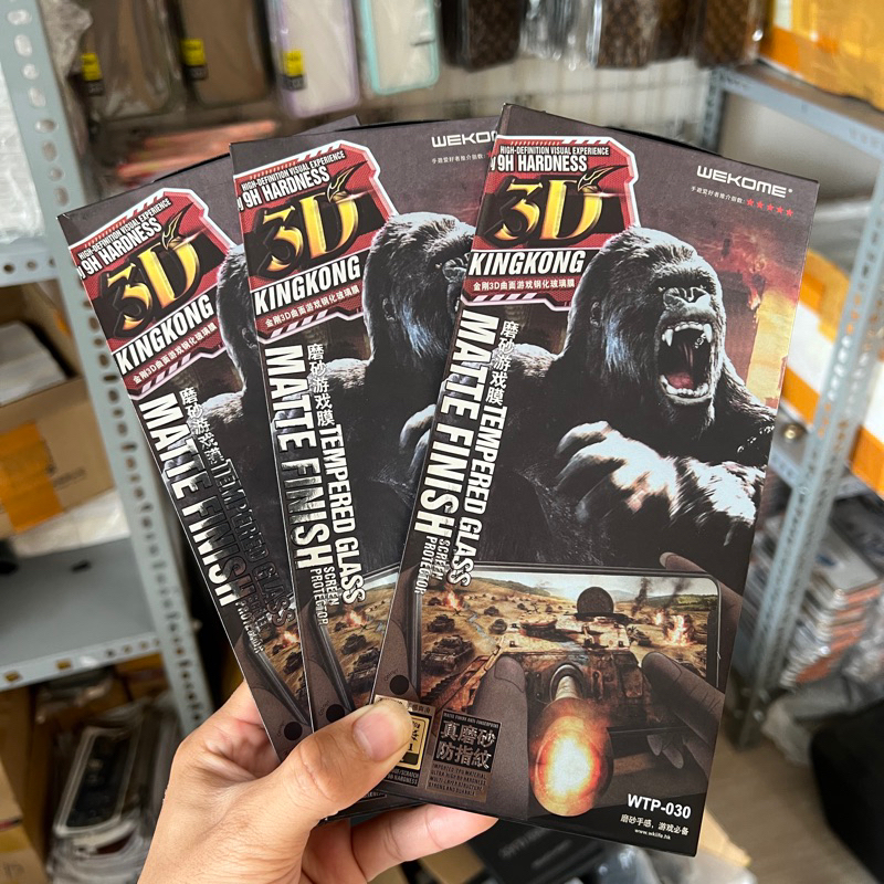 { KÍNH NHÁM CHUYÊN GAME } Kính Cường Lực WK KingKong Nhám