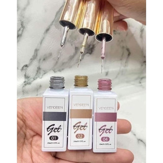 Gel metan vedeeni 2 màu vàng, bạc -10ml