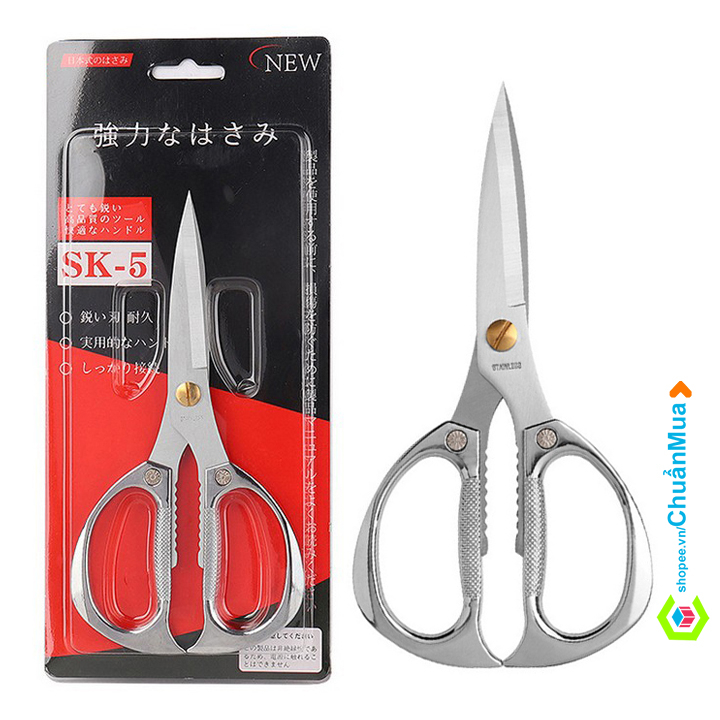 Kéo Bếp Nhật Cắt Thực Phẩm, Thịt Gà, Rau (Cao Cấp, Siêu Bền, Làm Bếp Đa Năng, Thép Không Gỉ, Kéo Cắt Vải...)