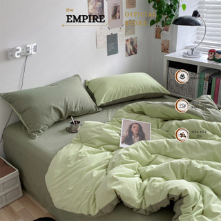 Bộ chăn ga gối nệm set 4 món cotton tici phong cách hàn quốc Empire cao cấp drap giường - Bình Châu Bedding & Decor