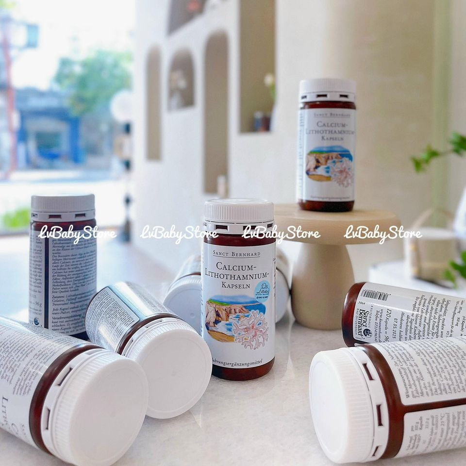 CANXI HỮU CƠ TẢO BIỂN CALCIUM LITHOTHAMNIUM KAPSELN