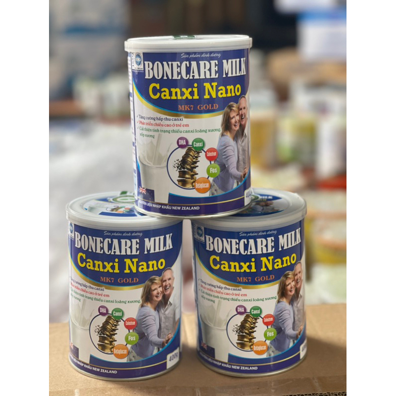 Sữa Boncare milk CANXI Nano hỗ trợ xương khớp lon 900g date mới 2025