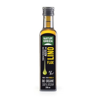Dầu hạt lanh nguyên chất ép lạnh hữu cơ NaturGreen 250ml