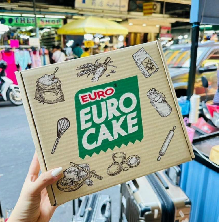 Bánh Trứng Euro Custard Cake Thái Lan - Vị Truyền Thống