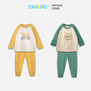  Bộ quần áo dài tay raglan bé trai Treasure Chaang
