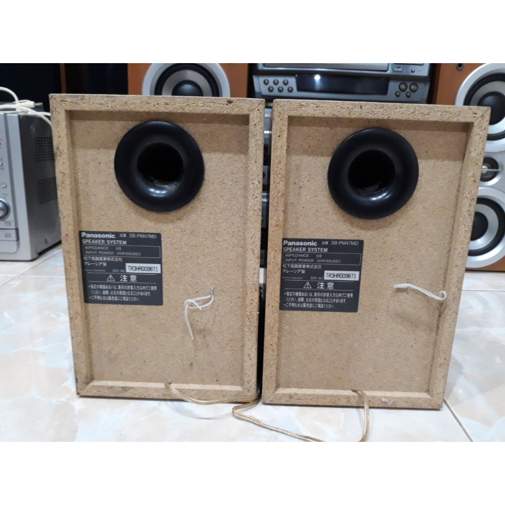 Cặp loa mini Panasonic SB-PM47MD, bãi nhật, nội địa