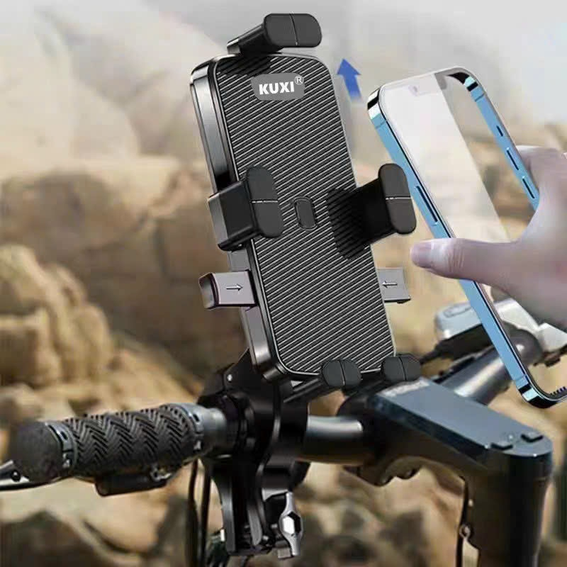 🌟🌟 Kẹp giá đỡ điện thoại xe máy gắn chân gương, xe đạp gắn ghi đông KUXI K25 K27 WEKOME WA S57