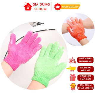 Găng tay tẩy tế bào chết body, găng tay tắm kỳ ghét vệ sinh cơ thể tiện dụng