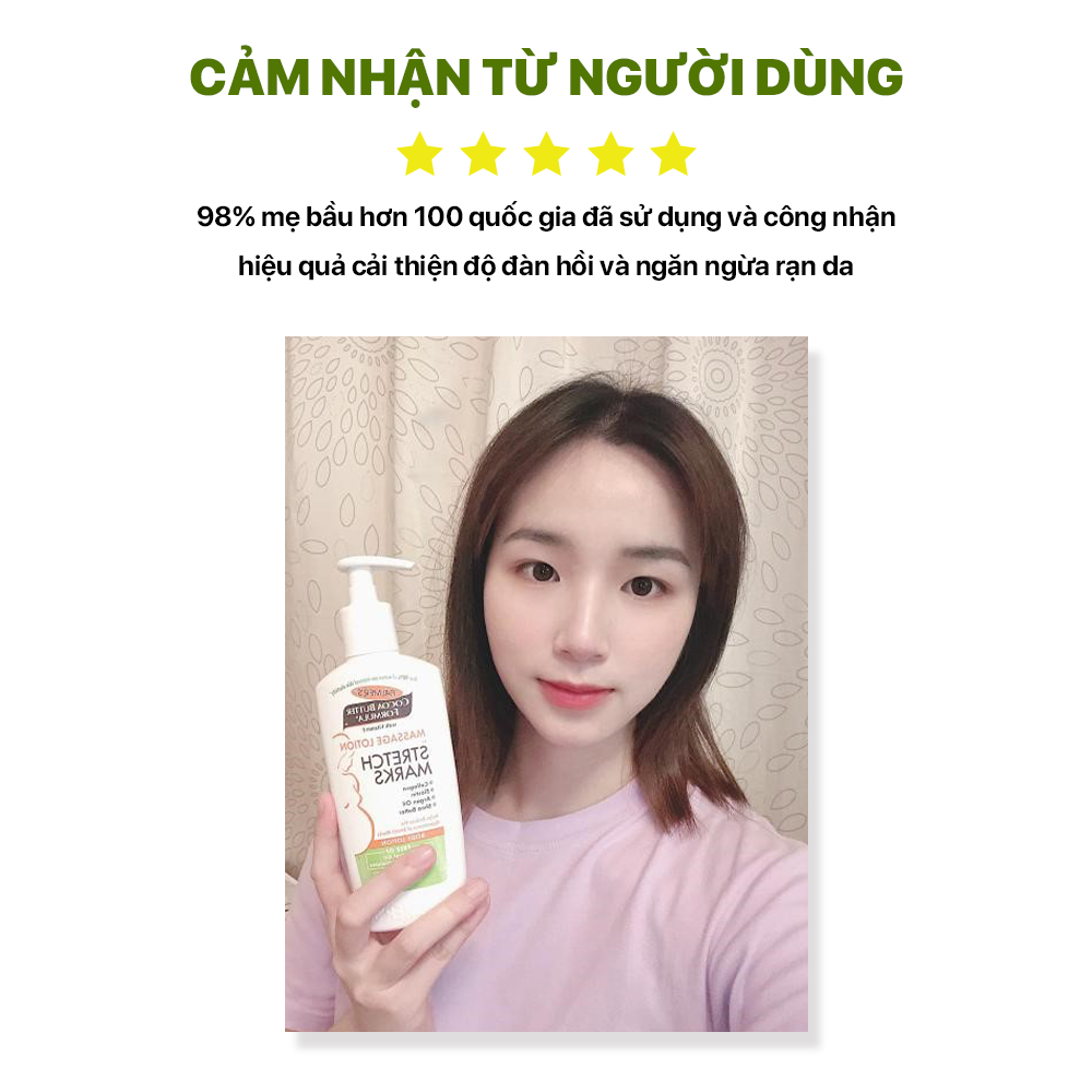 Lotion ngăn ngừa và giảm rạn da khi mang thai hoặc tăng cân Palmer's 50ml