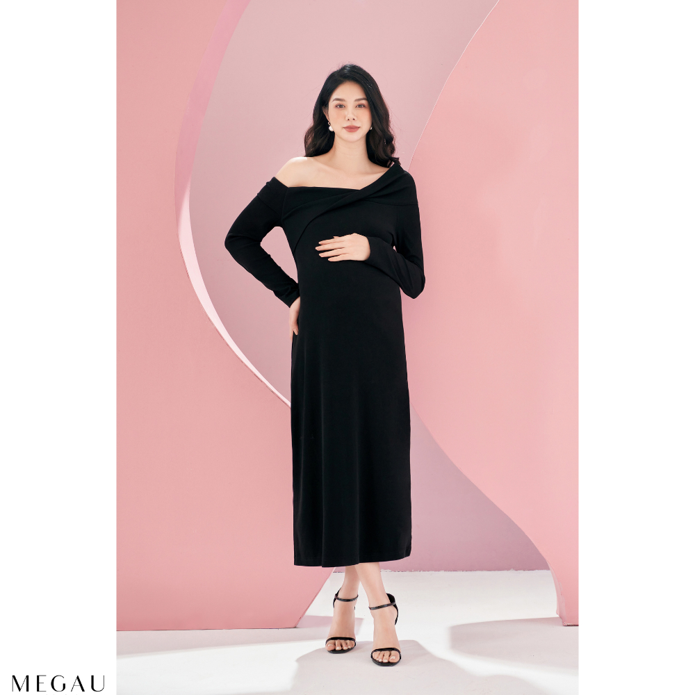 LAURENT - Váy bầu thiết kế cho mẹ bầu và sau sinh đông xuân sang trọng thương hiệu MEGAU