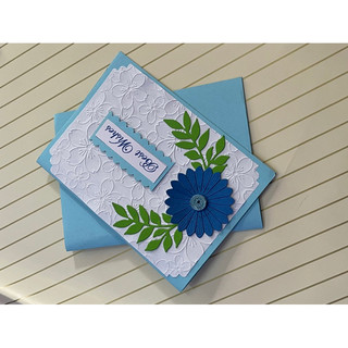 Thiệp Hoa nổi  Handmade 10cm*15cm