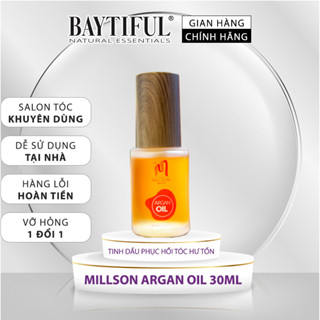 Tinh dầu dưỡng tóc phục hồi tóc hư tổn Millson Argan Oil 30ml, serum tinh chất chăm sóc tóc khô xơ uốn nhuộm duỗi