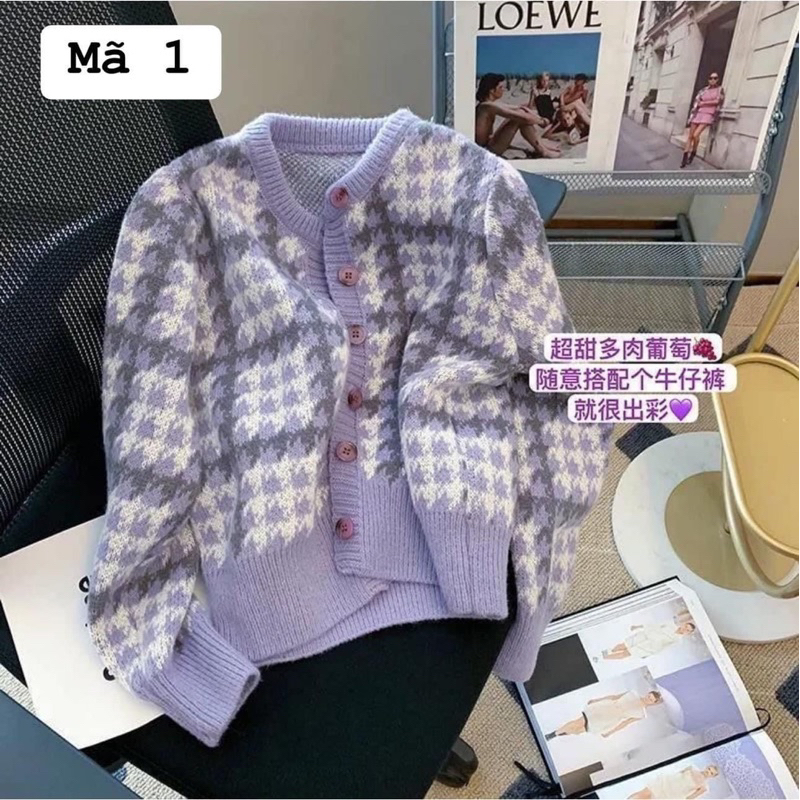 Áo len cadigan SALE CHẠM ĐÁY