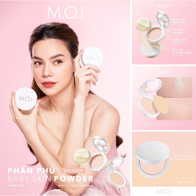 [New] Phấn phủ kiềm dầu MOI Hồ Ngọc Hà