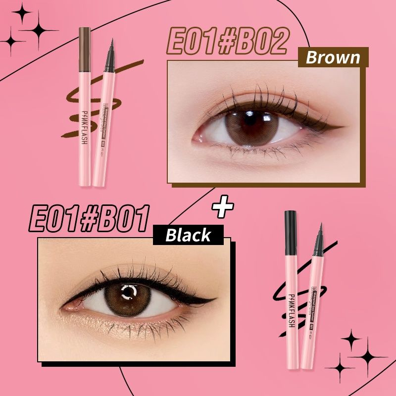 Bút kẻ mắt nước PINKFLASH nâng cấp chống nước nhanh khô lâu trôi 0.6g
