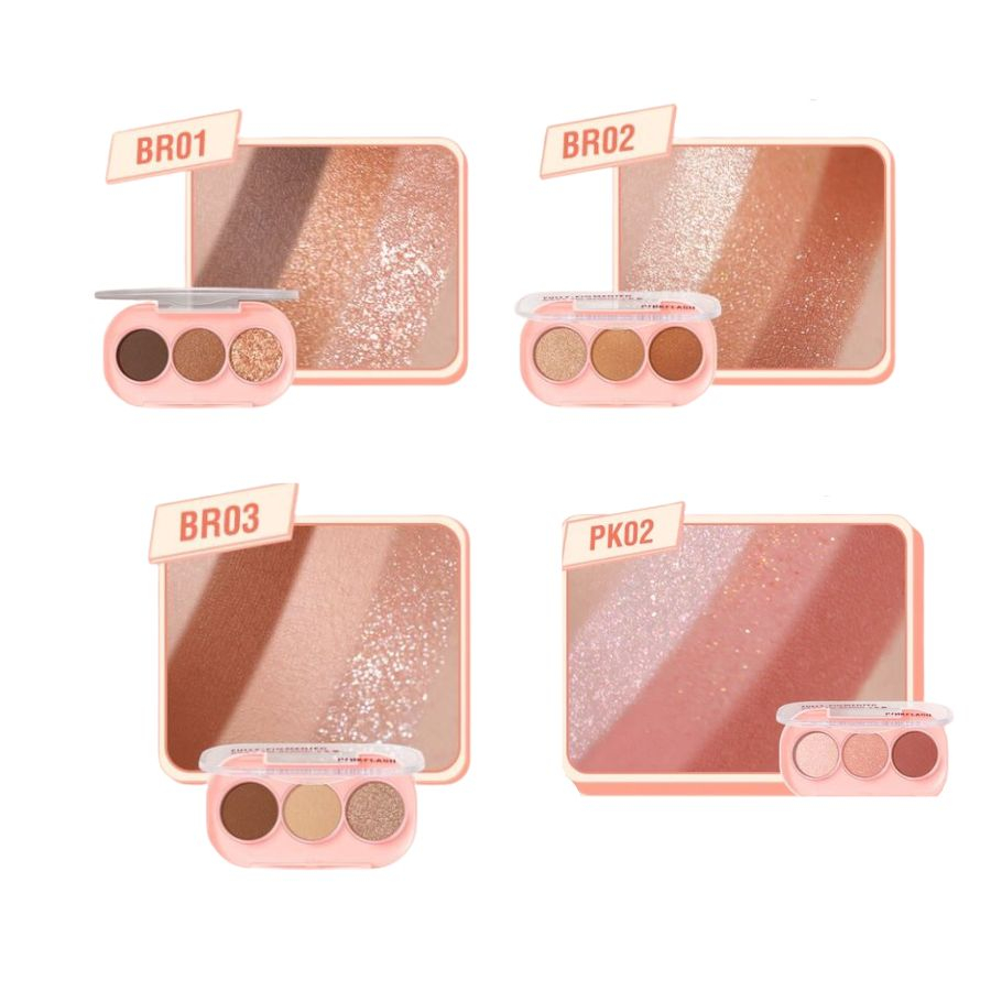 Bảng phấn mắt PINKFLASH tông màu hồng sắc tố cao lâu trôi 11 màu tùy chọn 60g