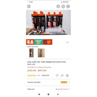 HÓA CHẤT CẤY THÉP RAMSET EPCON G5 PRO 600ml (kèm vòi)