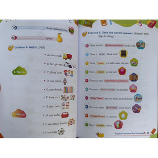Sách - Combo 2 cuốn English Grammar for starters 1 + 2 ( có đáp án)
