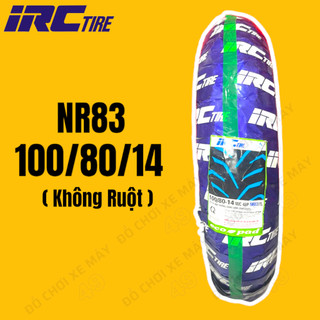 Vỏ lốp xe máy irc 100/80/14 nr83 tl
