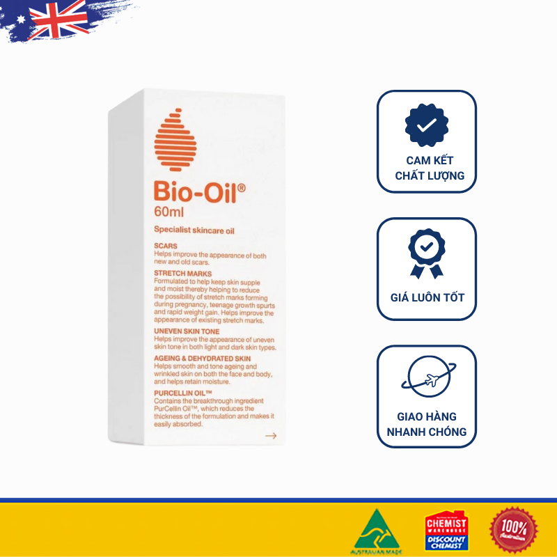 Dầu dưỡng giảm rạn da Bio oil 60ml