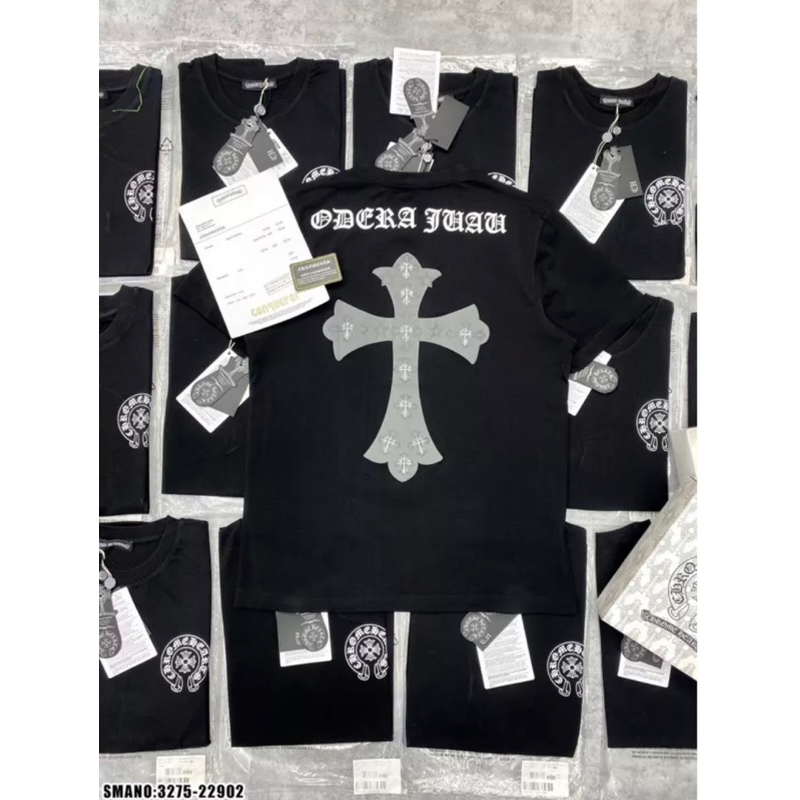 Áo Thun Unisex Chrome Heart - Chất Cotton - Đầy Đủ Tag