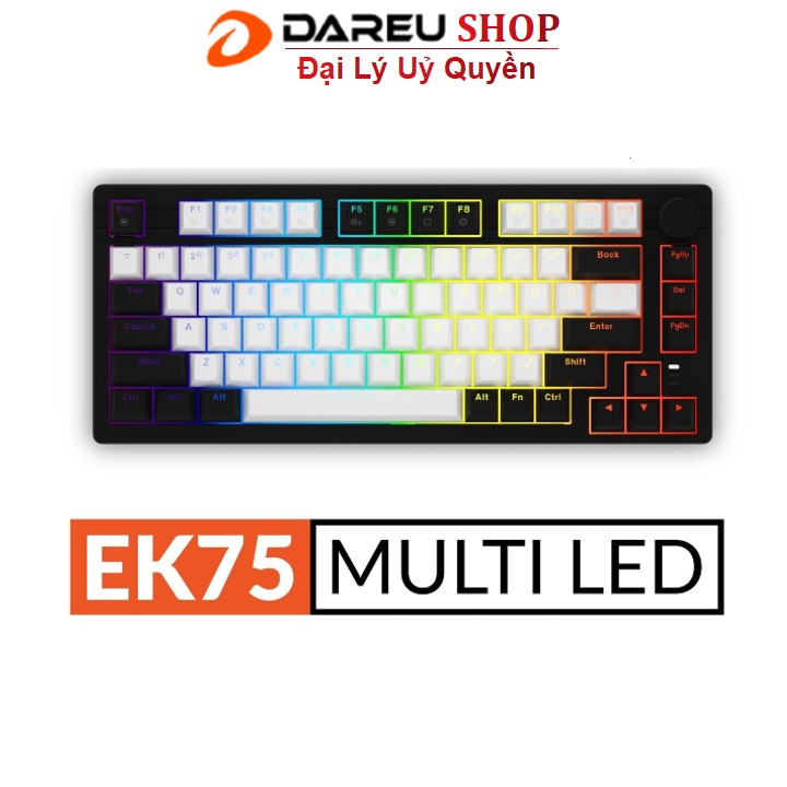 Bàn phím cơ DAREU EK75 Pro (2 sides RGB strip, DareU DREAM sw, Type-C)