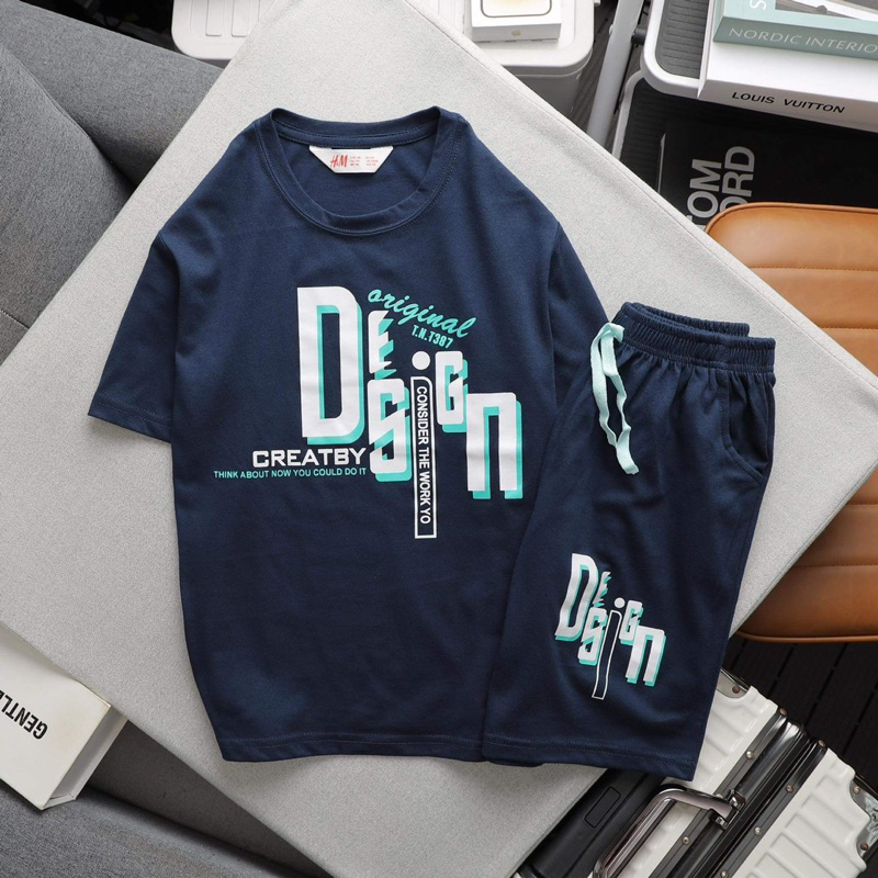 Bộ quần áo ngắn tay bé trai size đại cồ từ 28-65kg