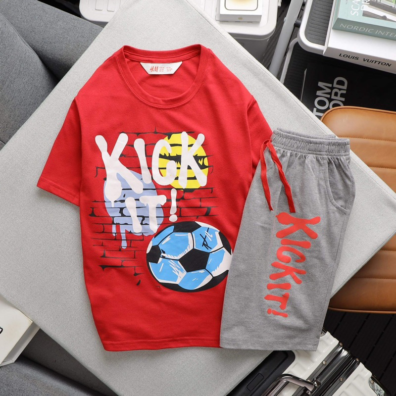 Bộ quần áo ngắn tay bé trai size đại cồ từ 28-65kg