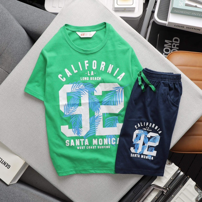 Bộ quần áo ngắn tay bé trai size đại cồ từ 28-65kg