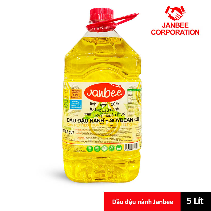 Dầu Đậu Nành Janbee 5L