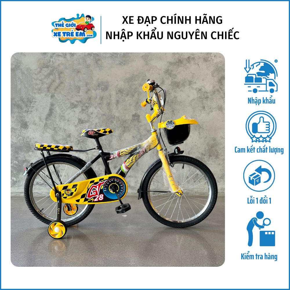Xe đạp cho bé SX.BOY 001 [12in, 16in, 18in, 20inch- Nhập khẩu chính hãng]