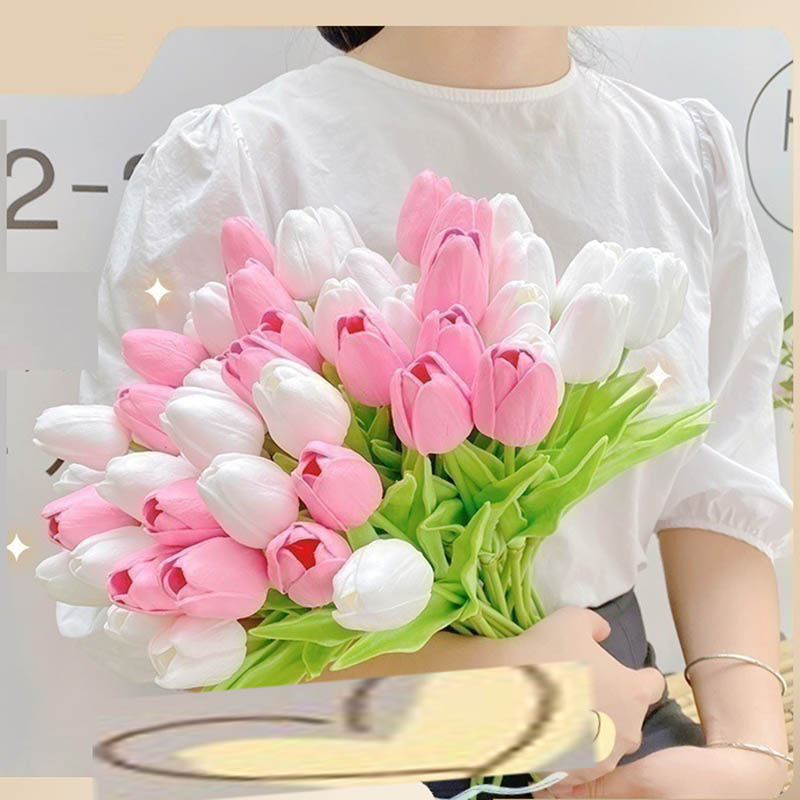 Cành hoa tulip giả