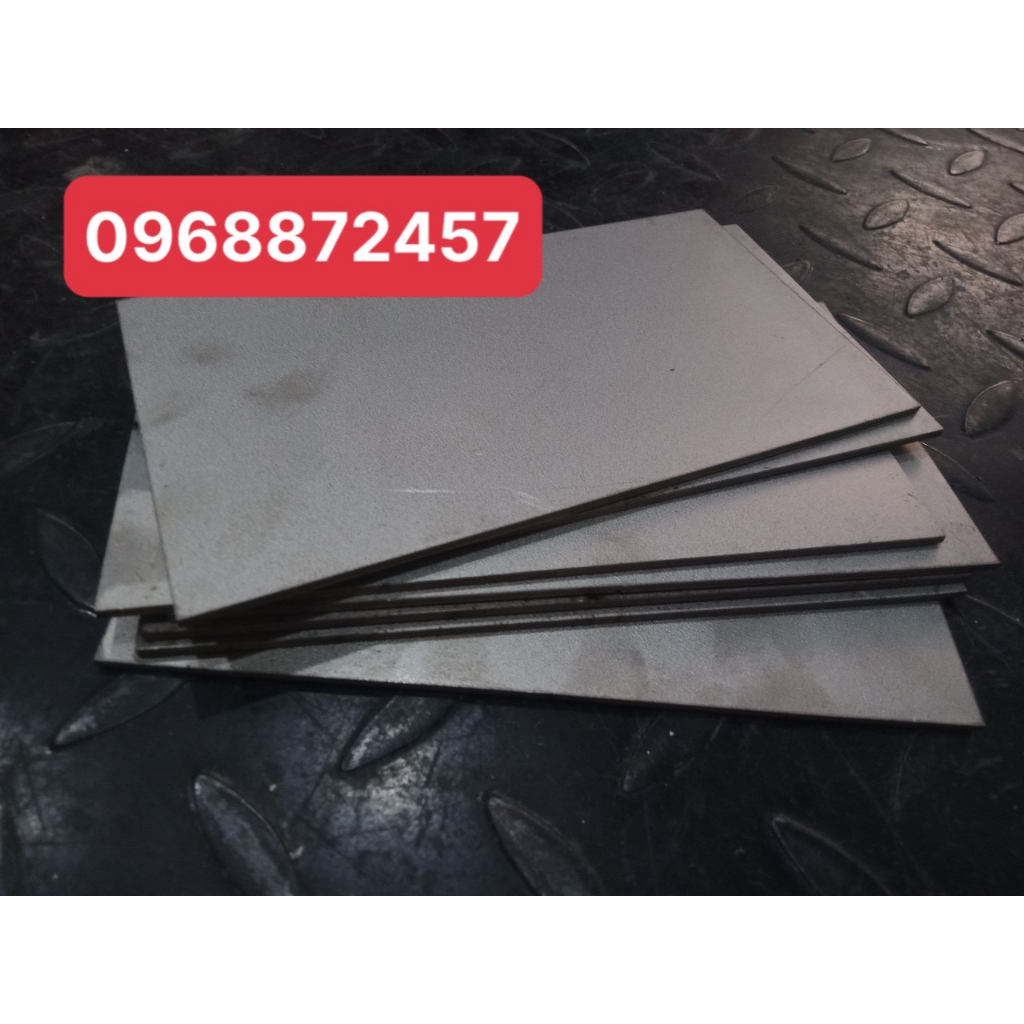 Titan tấm lẻ dày 2li -Tấm titan 2x80x140mm